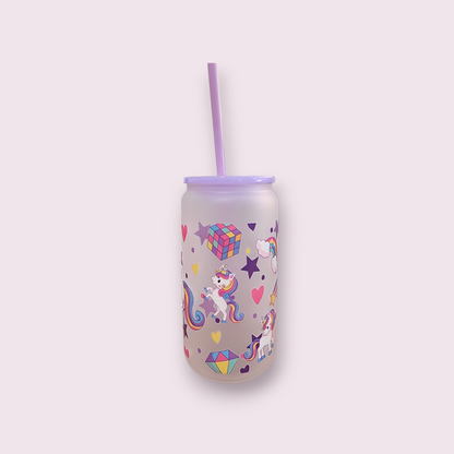 Unicorn Believe in yourself frosted cup