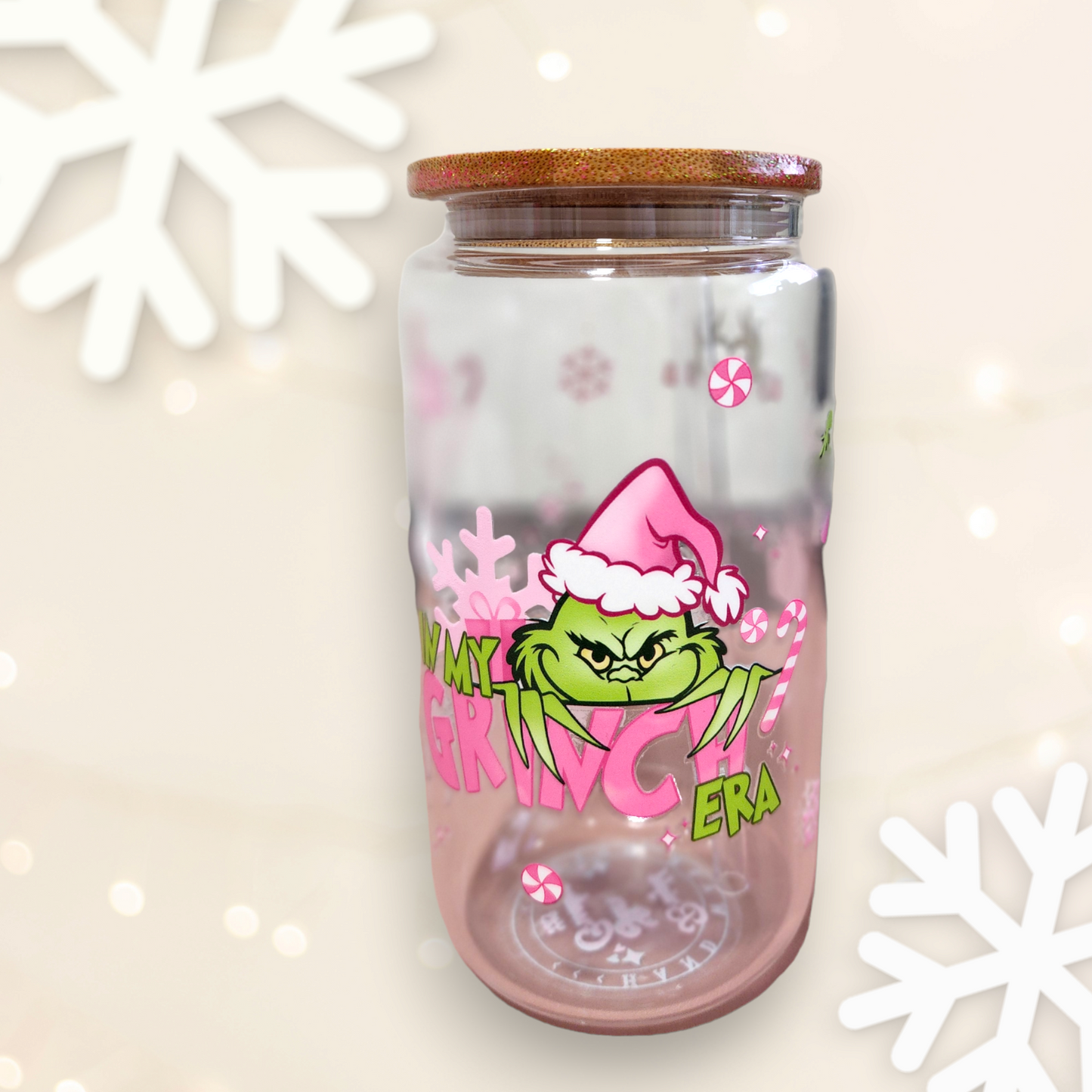 In my grinch era clear cup