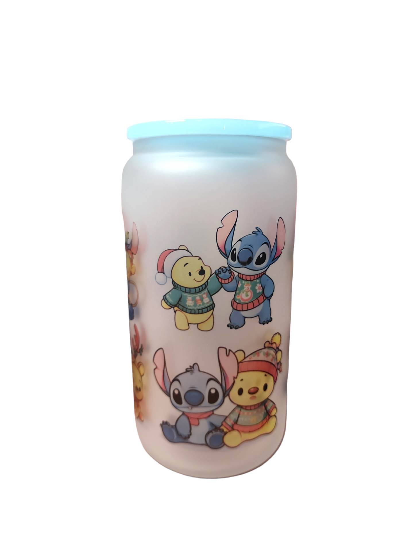 16oz Jolly pooh and stitch cup